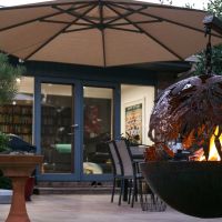 Fire Pit Spherical Sphere Firepit Australia Whipps Designs Bird Snowflake 3
