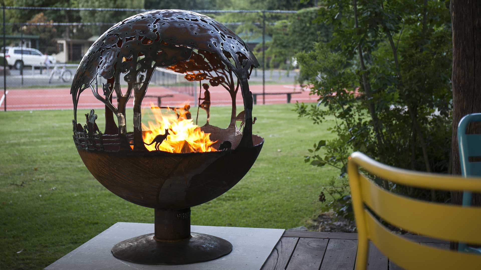 Spherical Fire Pit Whipps Designs